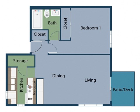 a floor plan of a living room with a kitchen and a dining room